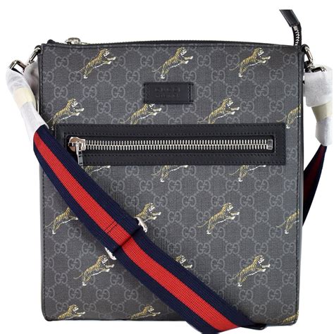 gucci tiger lock on bag|Gucci tiger messenger bag.